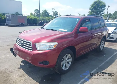 2008 Toyota Highlander из США, поврежденный, VIN JTEES41A082089479